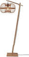 GOOD&MOJO Vloerlamp Hokkaido - Bamboe - 55x38x150cm - - Staande lampen voor Woonkamer - Slaapkamer