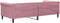 vidaXL - Slaapbank - 90x200 - cm - fluweel - roze