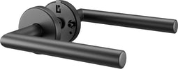 Nevana - Deurklink - Complete set - RVS - Mat zwart (1 paar)