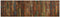 vidaXL - Hoofdbord - 180 - cm - massief - gerecycled - hout - meerkleurig