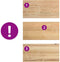 vidaXL - Vensterbanken - 2 - st - onbehandeld - 80x40x2 - cm - massief - eikenhout