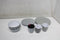 Bo-Camp - Servies - 16-delig melamine mix & match - Zwart (16 stuks)