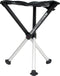 Walkstool - Comfort XXL - Aluminium driepoots vissersstoeltje - Zithoogte 44-75cm - Antraciet