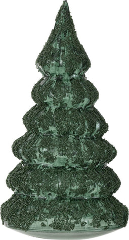 J-Line Kerstboom Deco Suiker Glas Groen Large
