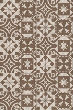 Esschert Design Buitenkleed Portugese tegels 182x122 cm