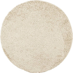 vidaXL - Vloerkleed - PAMPLONA - shaggy - hoogpolig - modern - Ø - 160 - cm - goudkleur