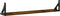 vidaXL - Wandschappen - 2 - st - 80x15x15,5 - cm - bewerkt - hout - gerookt - eiken