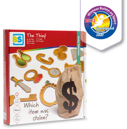 BS Toys The Thief Spel - De Dief - Buiten en Binnenspeelgoed - Educatief Speelgoed - Kinderspel - 2-10 Spelers - Speelgoed Van Het Jaar - Cadeau kind - Memory spel - Memory spelletjes - Houten speelgoed - Gezelschapspellen kinderen