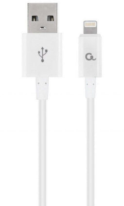 Cablexpert CC-USB2P-AMLM-2M-W - Lightning Kabel - 2 m - Wit