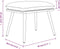 vidaXL - Voetenbank - 45x29,5x35 - cm - stof - lichtgrijs