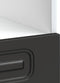 vidaXL - Ovenkast - Kalmar - bewerkt - hout - zwart