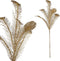 PTMD Leaves Plant Pauwenveer Kunsttak - 46 x 34 x 93 cm - Goud glitter