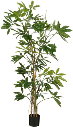 Mica Decorations Kunstplant Philodendron - 90x90x150 cm - Polyester - Groen