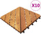 vidaXL - Terrastegels - 30 - st - 30x30 - cm - massief - acaciahout - greywash