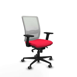 Piqueras y Crespo 2D036G0 - Bureaustoel - Verstelbare hoogte met armleuning - Rood