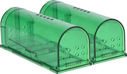 RelaxPets - Muizenval - Doodt muizen door drukplaat - Groen (2 stuks)