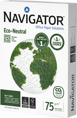 Kopieerpapier navigator eco-neutral a4 75gr wit