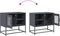 vidaXL - Tv-meubel - 68x39x60,5 - cm - staal - antracietkleurig