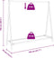 vidaXL - Kledingrek - met - schappen - 106x34x102 - cm - bamboe
