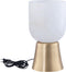 PTMD Torean Gold alabaster table lamp on gold base S
