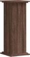 vidaXL - Plantenstandaard - 33x33x80 - cm - bewerkt - hout - bruin - eikenkleurig