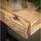 Zwevend Nachtkastje Tree Set van 2 Massief Acaciahout Large - Live Edge - Wandmontage - hangend nachtkastje - 40x20x10 cm - Compact en Modern Design