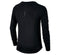 Nike Dry Miler Hardloop Longsleeve Shirt Dames Sportshirt - Maat L - Vrouwen - zwart