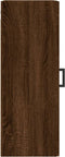 vidaXL - Hangkast - 34,5x34x90 - cm - bruin - eikenkleur