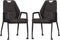 MX Sofa Stoel Axa met wielen - Antraciet - set van 2 stuks