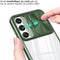 iMoshion Hoesje Geschikt voor Samsung Galaxy S24 Hoesje - iMoshion Camslider Backcover - Donkergroen