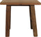 HSM Collection Decoratieve kruk - 50 cm - blank - oud teakhout