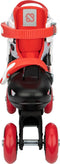 Nijdam Street Shift - 3-in-1 Skeelers - Verstelbaar 33-36 - Rood