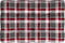 vidaXL - Palletkussens - 2 - st - ruitpatroon - stof - rood