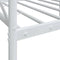 vidaXL - Slaapbank - zonder - matras - 75x190 - cm - staal - wit