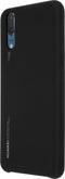 Huawei P20 - Silicon Case Hoesje - Zachte siliconen oppervlak - Zwart