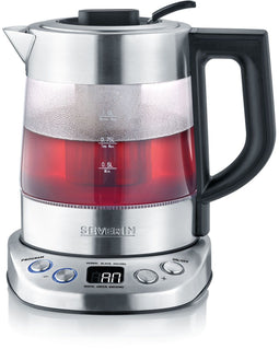 Severin WK 3473 - Waterkoker - 1L - Instelbare temperatuur 40-100°C - Aluminium