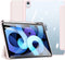 Dux Ducis Tablethoes geschikt voor iPad Air 11 (2024/2025) / Air (2020/2022) Hoesje - Toby Tri-Fold Book Case met Wake/Sleep - Roze