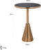 Richmond Bijzettafel Colby 39Ø (Gold)