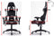 Gamestoel Classic - bureaustoel - stof bekleding - zwart wit