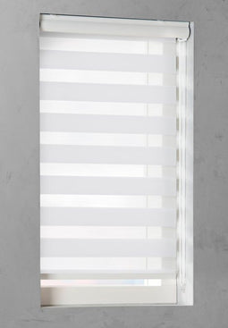 Pure Living - Duo Rolgordijn - Lichtdoorlatend - Snow white - 110x130 cm