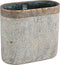 PTMD Gino Bloempot - 40 x 20 x 36 cm - Cement - Goud