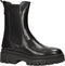 Tamaris dames chelseaboot - Blokhak 5 cm - Zwart