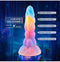 NMC 8 INCH SILICONE MONSTER DILDO GLOW IN THE DARK