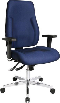 Professionele Ergonomische Thuiswerk Bureaustoel Topstar Point 91 donkerblauw