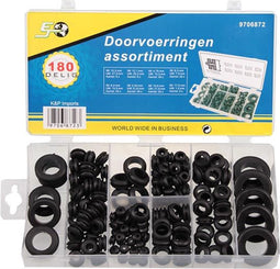Doorvoerringen assortiment 180-delig - TOPGEAR