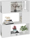 vidaXL-Boekenkast/kamerscherm-80x24x94-cm-bewerkt-hout-wit