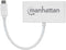 Manhattan 163552 - USB 3.2 Gen 1-hub 3 + 1 poorten - Snellaadpoort USB-C - Wit
