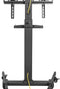 TV standaard - tv statief voet - verrijdbaar - hoogte instelbaar 116 cm tot 151 cm