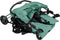 vidaXL - Tweelingkinderwagen - staal - groen