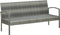 vidaXL - Tuinbank - 3-zits - met - kussen - poly - rattan - grijs